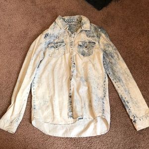 Acid Wash Jean Jacket